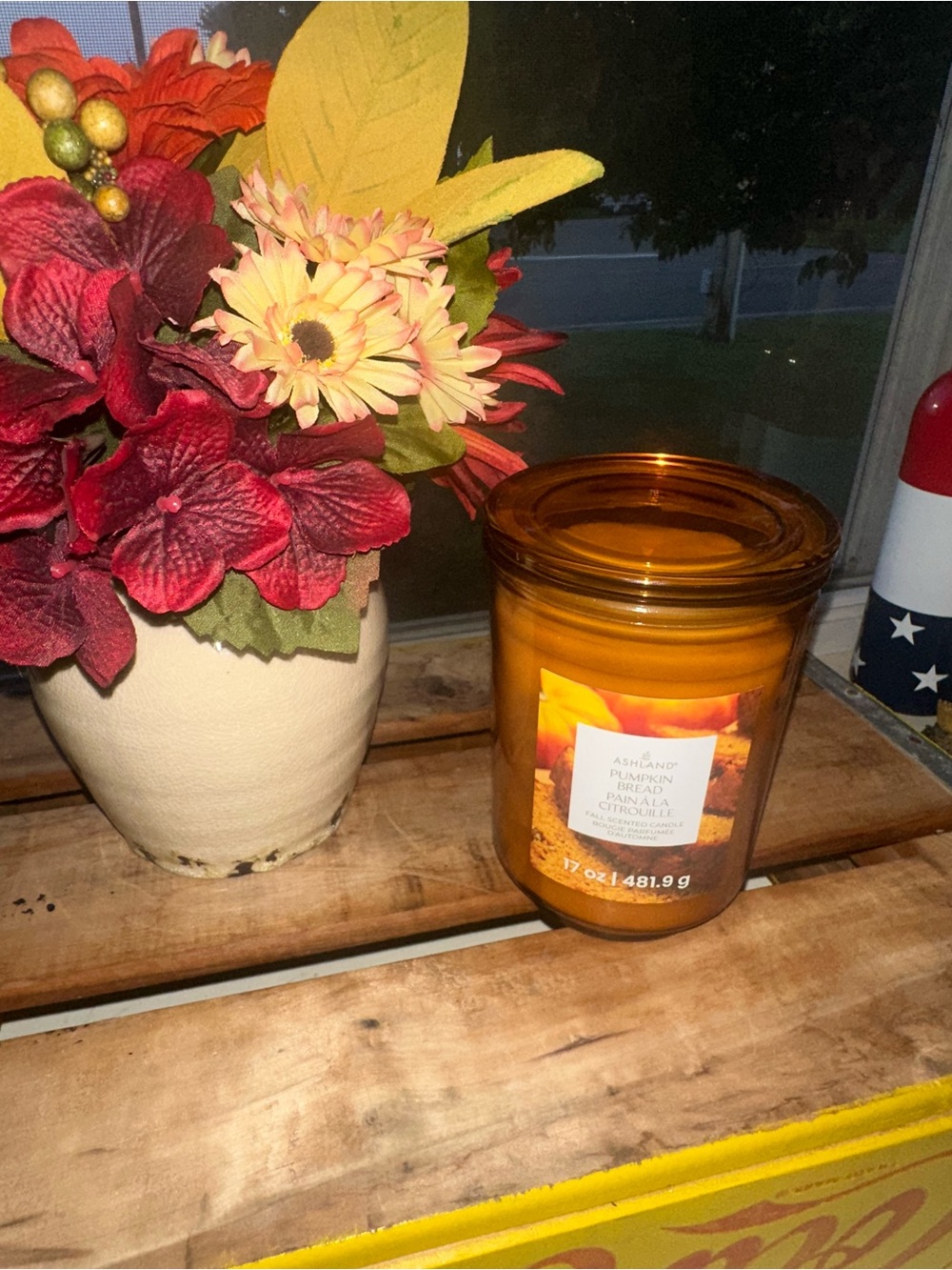 Pumpkin Banana Fall Scented Jar Candle by Ashland ~ Single Wick ~ New